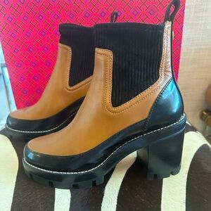 Tory Burch Lug Heel Boots!